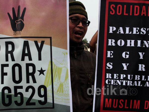 Aksi Solidaritas untuk Muslim Mesir