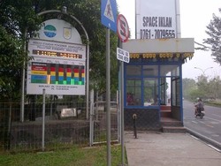 Kembali Dikepung Asap, Kualitas Udara Pekanbaru Level Tidak Sehat