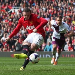Rooney Dua Gol, Setan Merah Hantam Villa 4-1