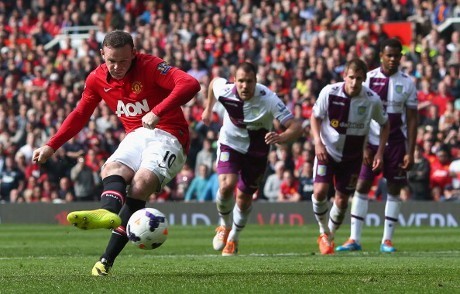 Rooney Dua Gol, Setan Merah Hantam Villa 4-1