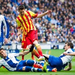 Penalti Messi Menangkan Barca