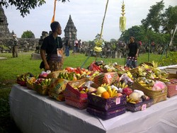 Ribuan Umat Hindu di Jateng dan Yogya Tawur Kesanga di Candi Prambanan