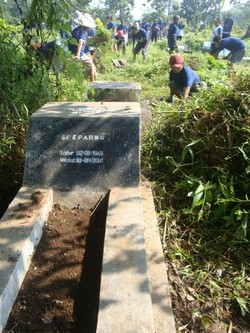 Kampanye Simpatik NasDem di Banyumas, Bersih-bersih Pasar dan Pemakaman