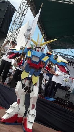 Robot Gundam Ikut Kampanye PKS