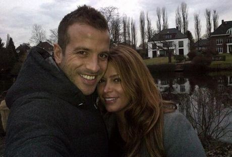 Selfie ala Van der Vaart dan Kekasihnya