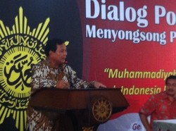 Pidato di PP Muhammadiyah, Prabowo Singgung Janji yang Tak Ditepati