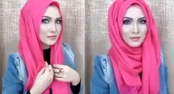 Tutorial Hijab Simpel Bervolume untuk ke Kantor
