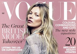 35 Kali Jadi Model, Kate Moss Tak Perlu Pakai Nama di Cover Vogue