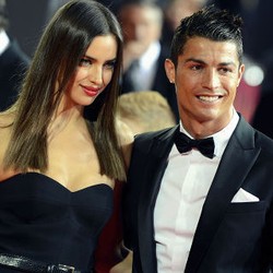 Untuk Pertama Kalinya CR7 dan Irina Tampil Bareng untuk Media