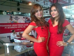 SPG Cantik Warnai Penjualan Saham Induk ANTV