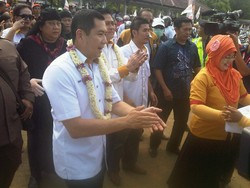 Kampanye di Kampung SBY, HT Janji Jadikan Indonesia Negara Maju