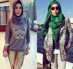 Hijab Style: Tampil Menarik Perhatian ala Fashion Stylist Adlina Anis