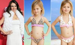 Rilis Bikini untuk Anak-anak, Liz Hurley Dikritik