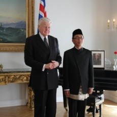 Dubes RI Serahkan Surat Kepercayaan kepada Presiden Islandia