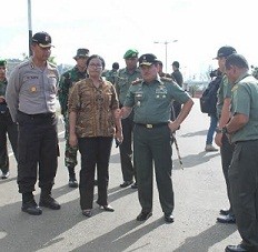 Pangdam Cenderawasih Tinjau Lokasi Baku Tembak di Perbatasan RI-PNG