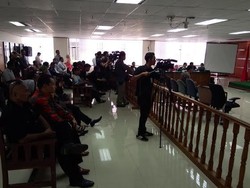 Kemunculan Brimob di Pengadilan Tipikor Jakarta untuk Jaga Saksi
