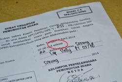 Duh! Waktu Memilih di Surat Undangan KPU Tertulis s/d Selesai