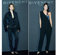 Korean Style: Seleb Kompak Berbaju Hitam di Pembukaan Butik Givenchy, Korea