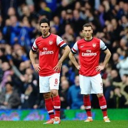 Finis Empat Besar Makin Sulit untuk The Gunners