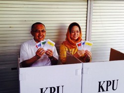 Usai Nyoblos, Wagub Riau Pantau Pileg Pakai Heli