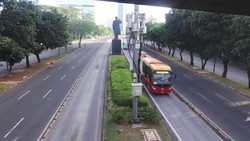Hari Coblosan, Jalanan di Jakarta Kosong