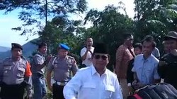 Nyoblos di Hambalang, Prabowo Targetkan Gerindra Menang