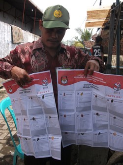 Wah, Ada Surat Suara Bergambar Buah-buahan di Semarang