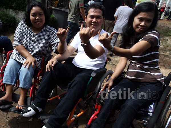 Penyandang Disabilitas Nyoblos
