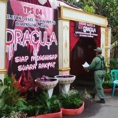 Hii..Ada TPS Dracula Siap Menghisap Suara Rakyat di Bojonegoro