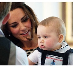 Foto: Melihat Kemesraan Kate Middleton dan Pangeran George