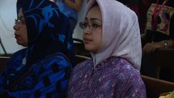 Setianya Airin Temani Suami di Pengadilan Tipikor