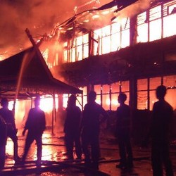 Ada Isu Sabotase dalam Terbakarnya Kantor Bupati Inhil, Ini Kata Polisi