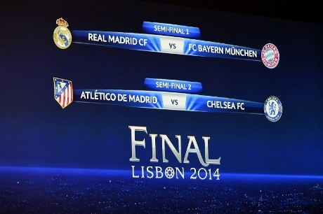 Madrid Versus Bayern, Atletico Hadapi Chelsea