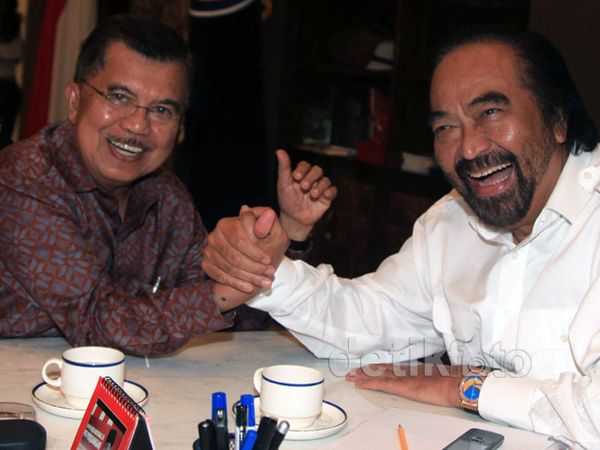 JK Bertemu Surya Paloh