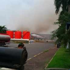 Kebakaran Pabrik PMA Korea di Pasuruan Berhasil Dipadamkan