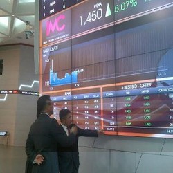 Erick Thohir dan Ardi Bakrie Lega Saham Induk ANTV Menghijau