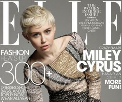 Seksinya Miley Cyrus di Pemotretan Majalah Elle