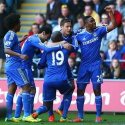 Chelsea Tundukkan 10 Pemain Swansea 1-0