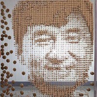 Wow, Potret Jackie Chan Terbuat dari 64 Ribu Sumpit