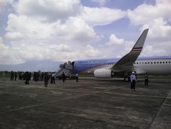 Pesawat RI 1 Mendarat Mulus di Banda Aceh