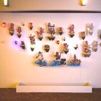 Gabungan Punakawan Wayang dan Mickey Mouse di Instalasi Bergerak Karya Indieguerillas