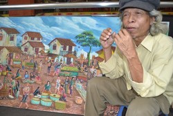 Sosok Tegas Prabowo dalam Guratan Kuas Pelukis Suryadi