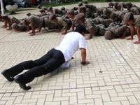Bima Arya Ajak Satpol PP Push up 50 Kali