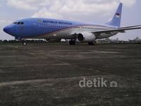 Pesawat Kepresidenan Mendarat Perdana di Aceh