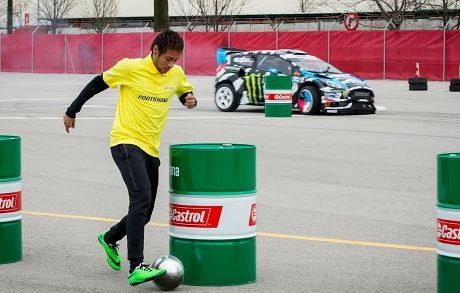 Castrol Footkhana, Ketika Neymar Berduel Melawan Pereli Ken Block