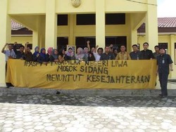 Mogok Kerja, PNS Pengadilan Akan Membela Diri Jika Dipecat