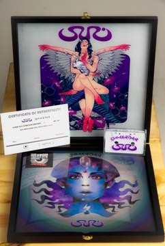 Kotak Kemasan Vinil Spacerider Milik Suri Mengandung Serpihan Meteorit