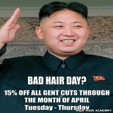 Gaya Rambut Kim Jong Un Dihina Salon Inggris, Korut Protes