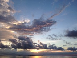 Sunset Meriah di Gili Trawangan
