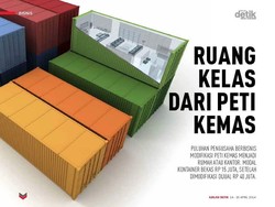 Ruang Kelas dari Peti Kemas